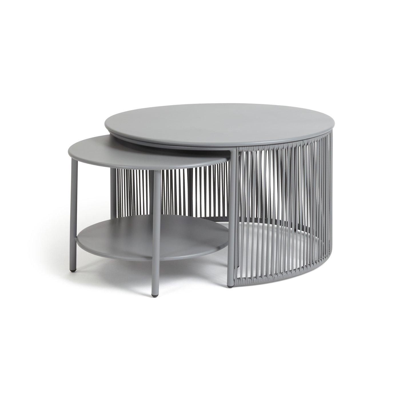 Habitat Ipanema 2 Coffee Tables - Grey