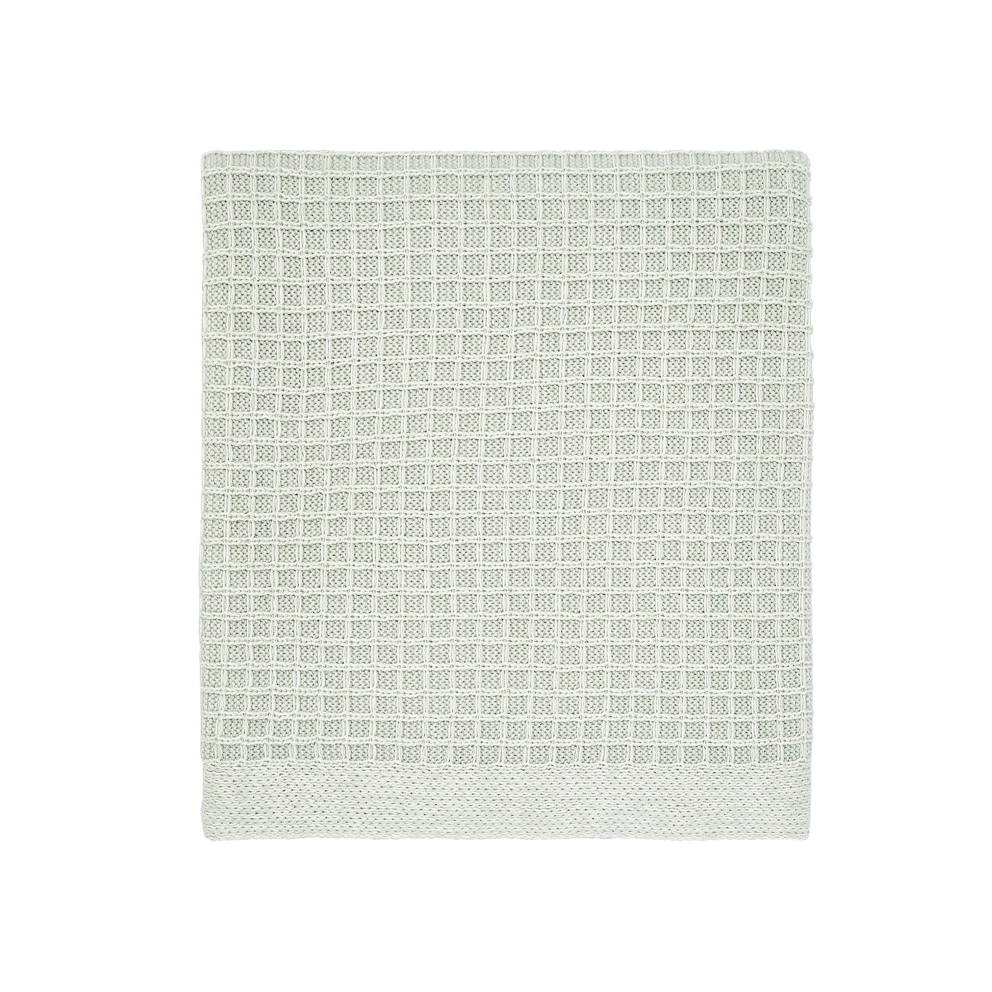 Helena Springfield Jasminda Viva Olive Knit Throw Green/White