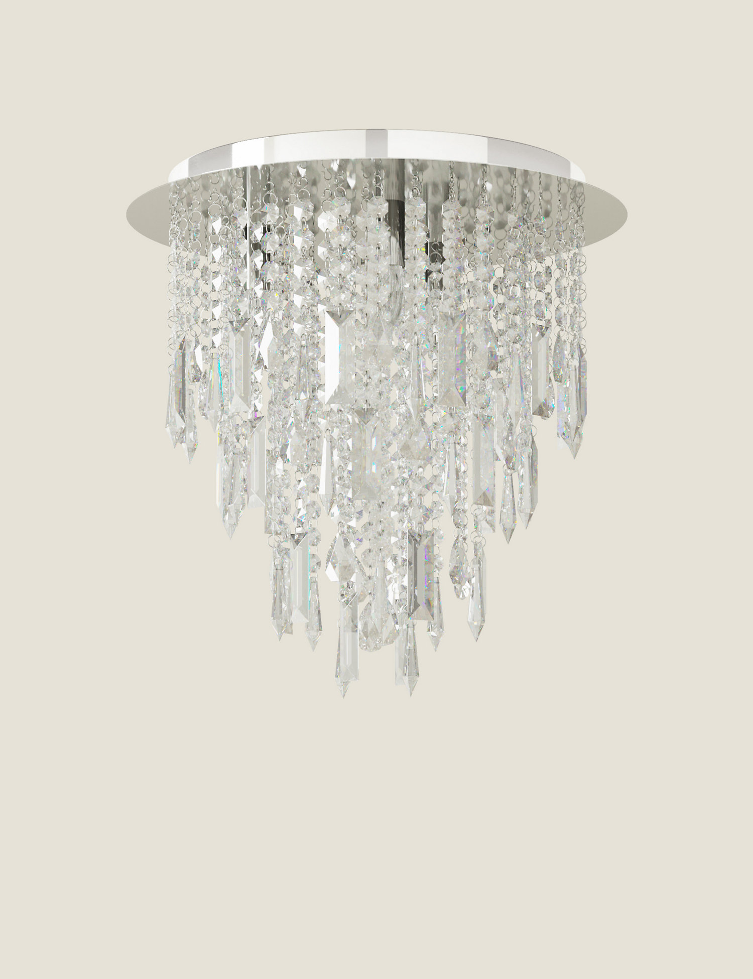 M&S Glamour Beaded Flush Light