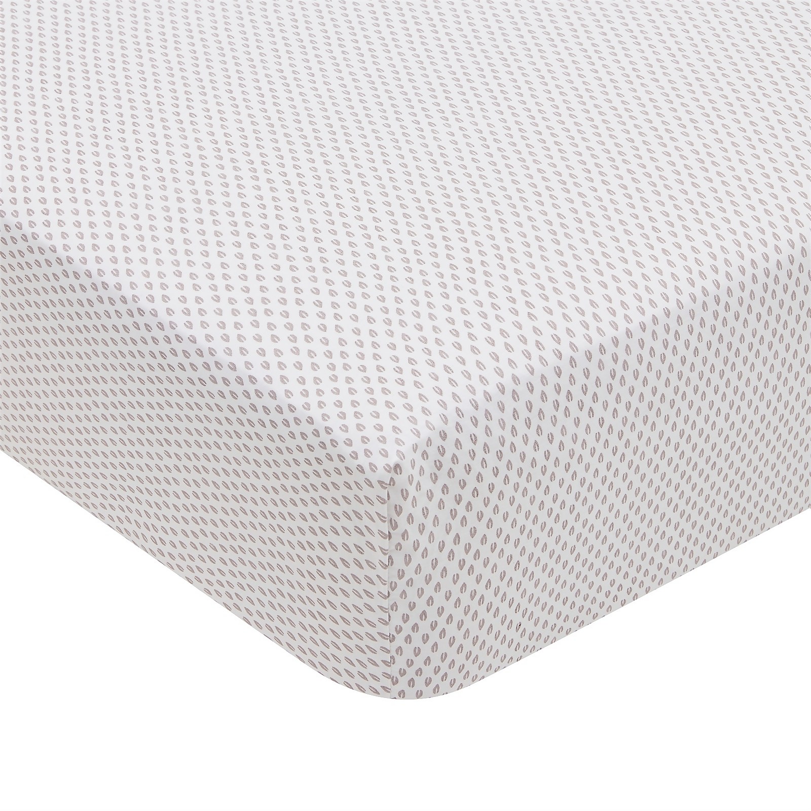 Rae Fitted Sheet Single bed Heather