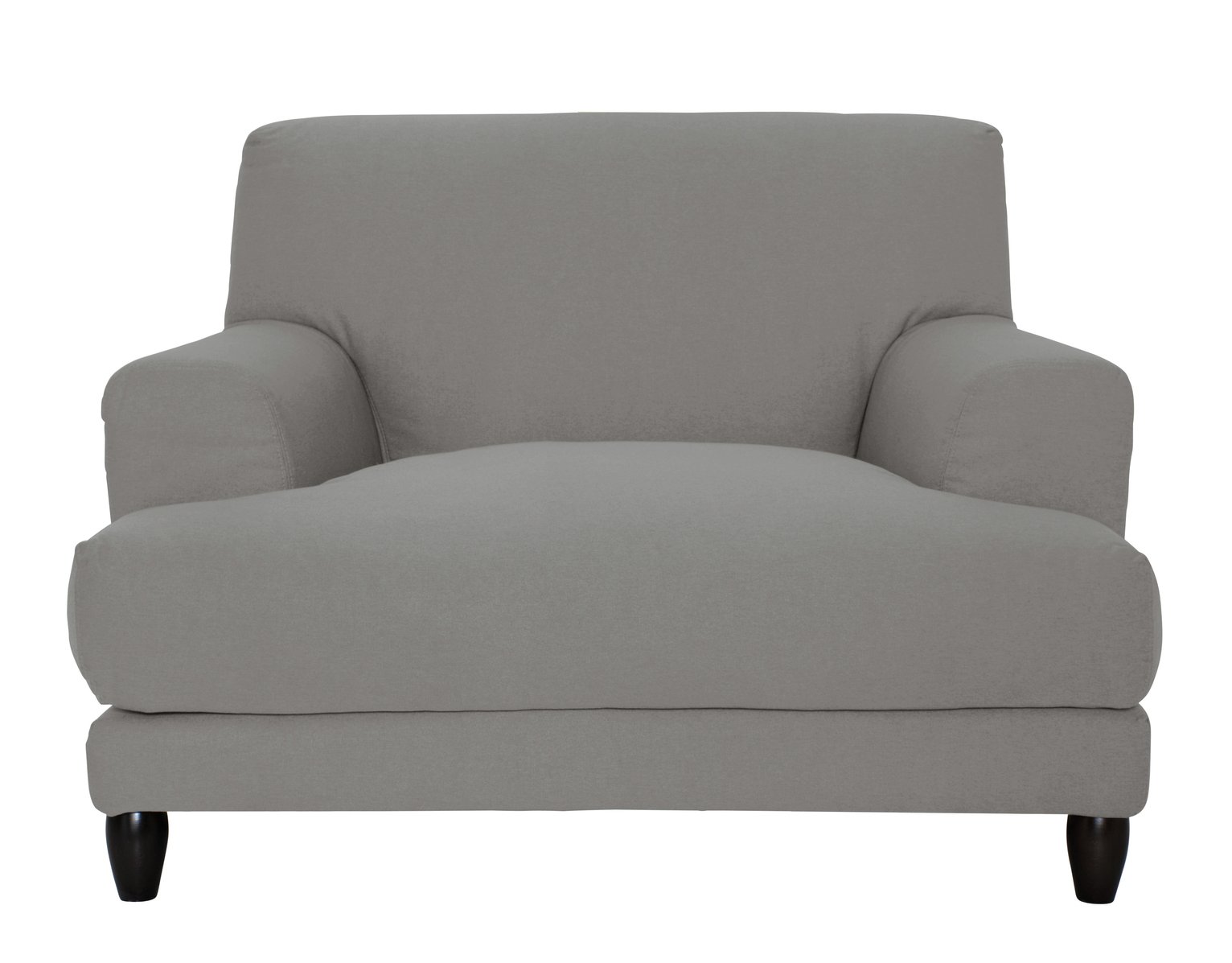 Habitat Askem Fabric Cuddle Chair - Grey