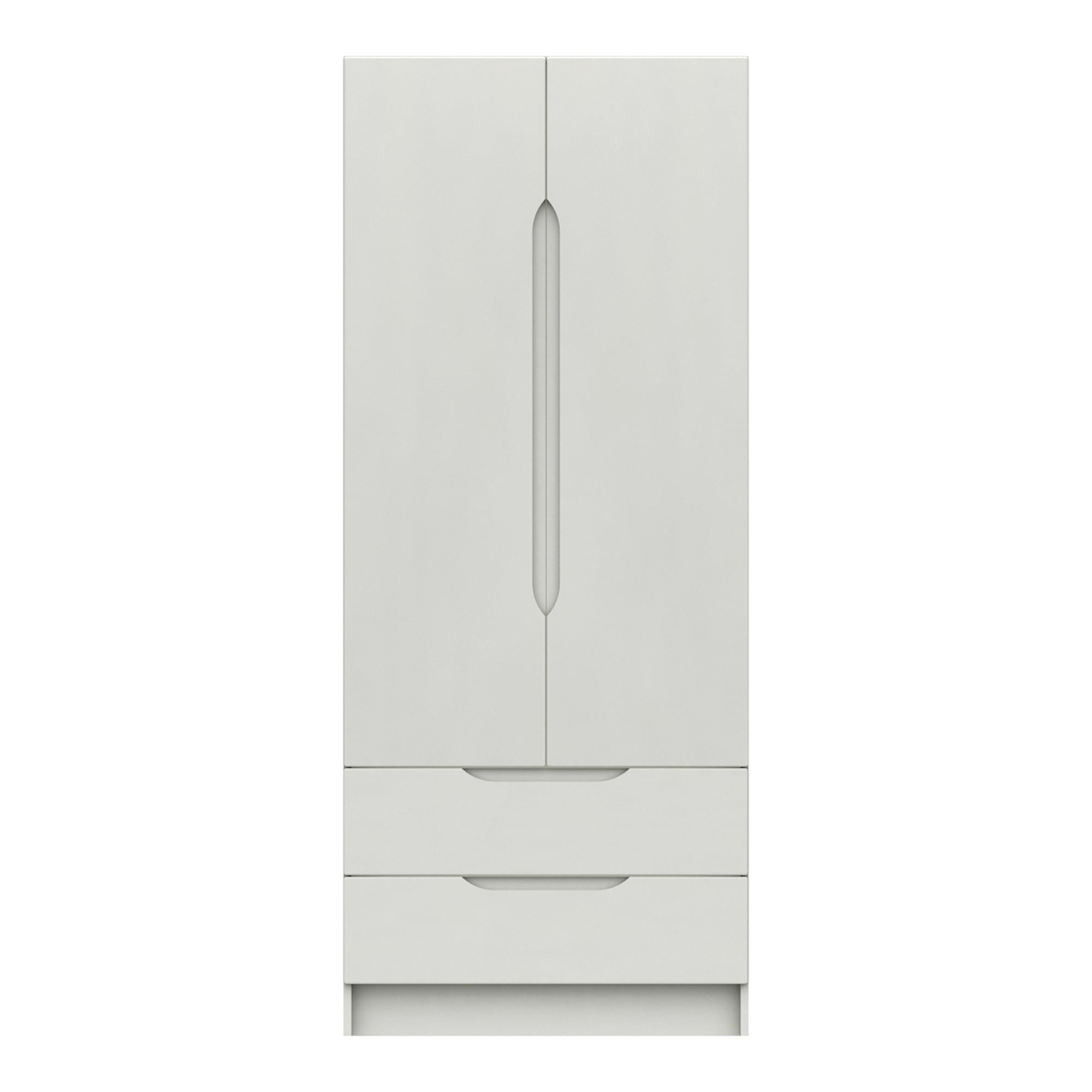 Legato 2 Door Combi Wardrobe White