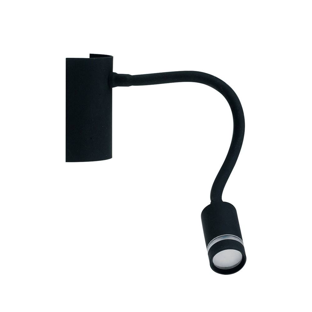 Netlighting KEPLER Reading Light Black 100lm 3000K 6x9x32cm