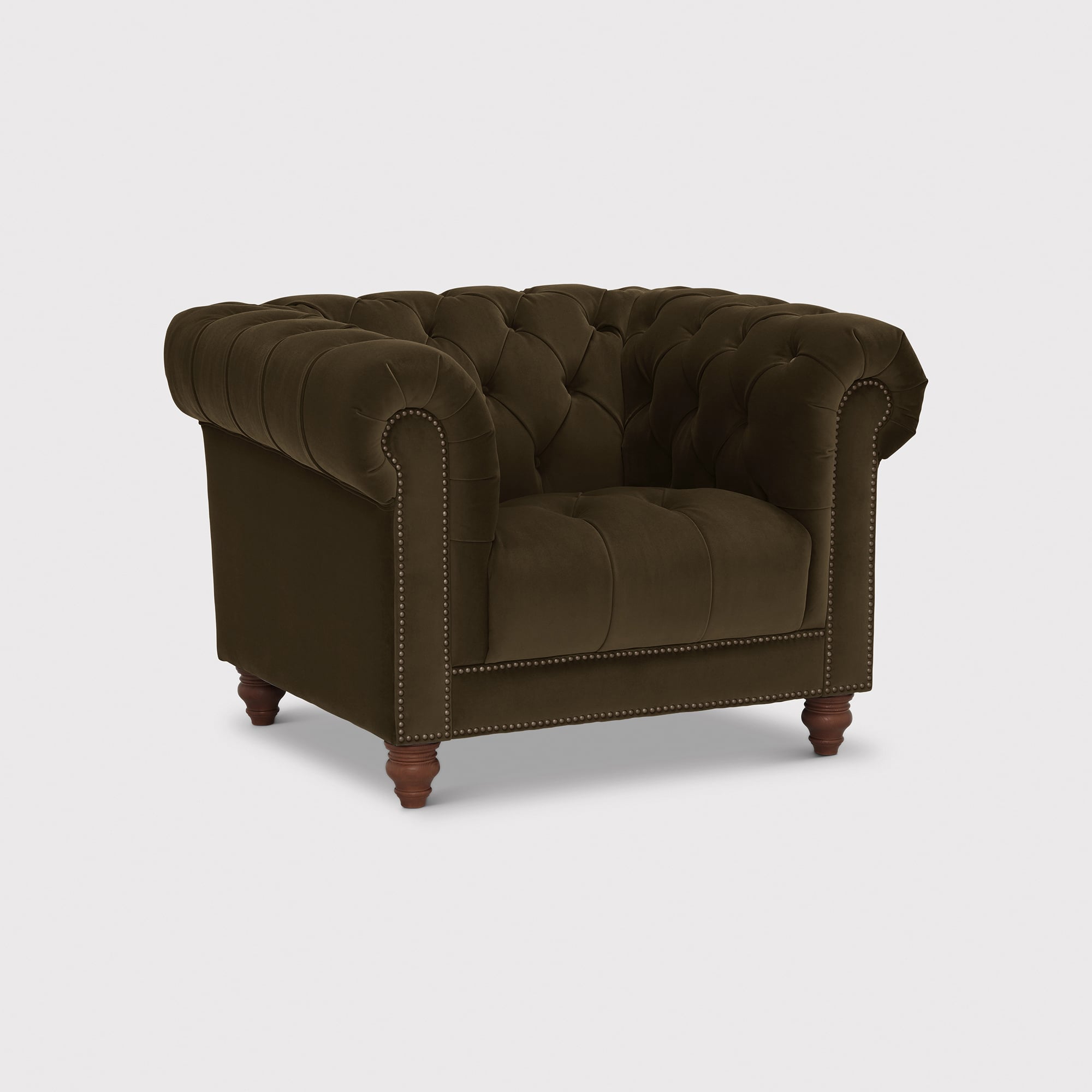 Ullswater Club Armchair, Green Velvet | Barker & Stonehouse