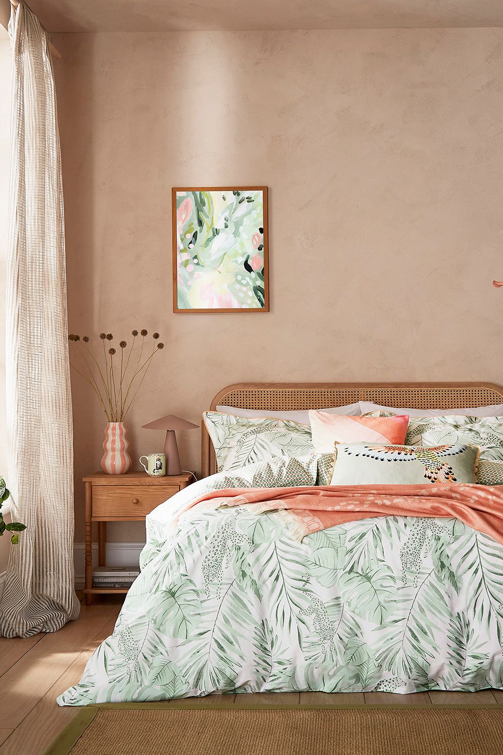 YVONNE ELLEN 'Tropical Safari' Cotton Duvet Cover Set in Green
