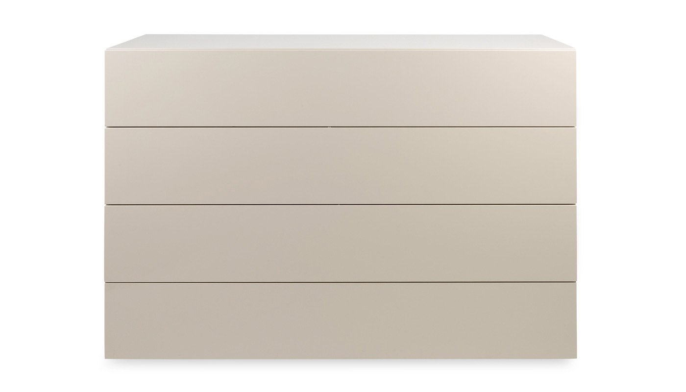 Heal's Space 4-Drawer Wide Chest Clay Matt Lacquer