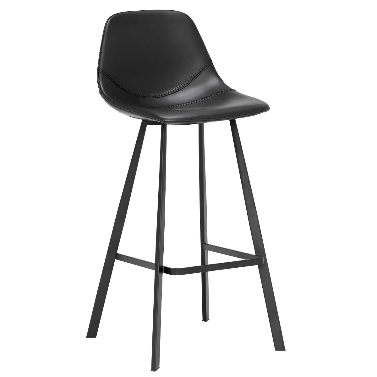 Fiori Bar Stool Black