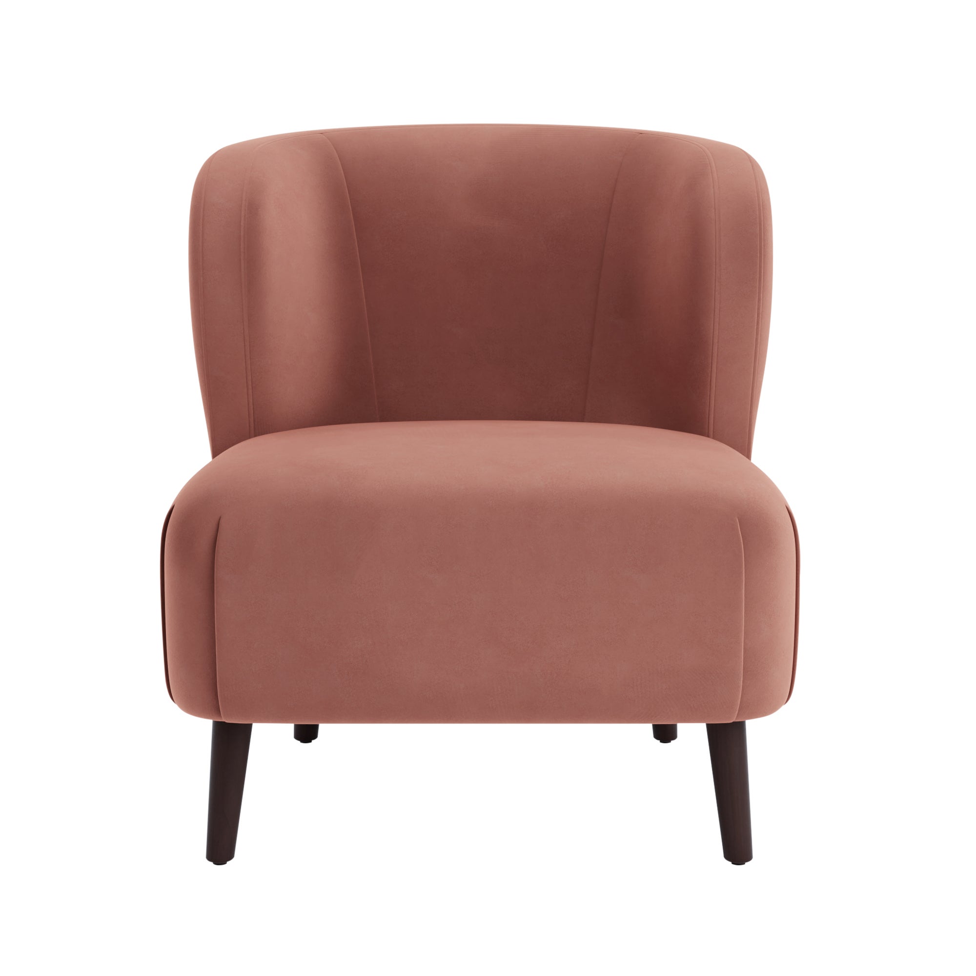 Ava Velvet Chair Blush