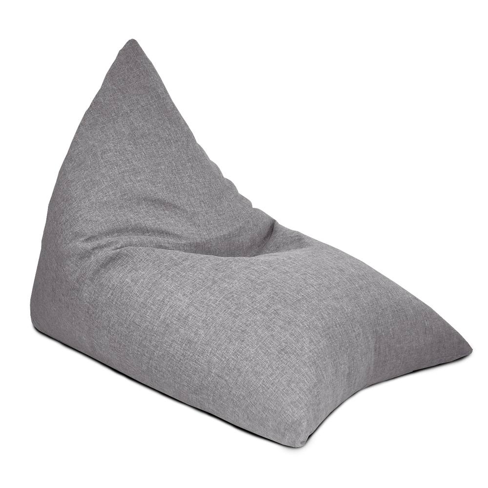 rucomfy Beanbags rucomfy Adults Large Humbug Lounger - Barley Indoor Bean Bag Chair in Light Grey