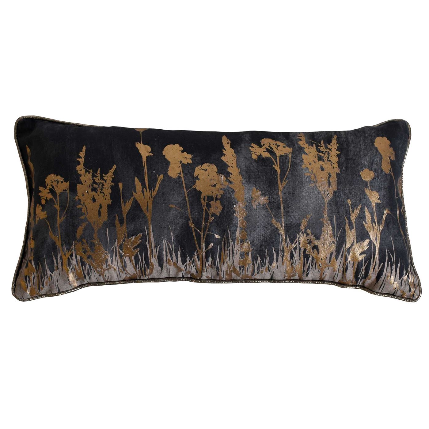 Metallic Foilage Cushion