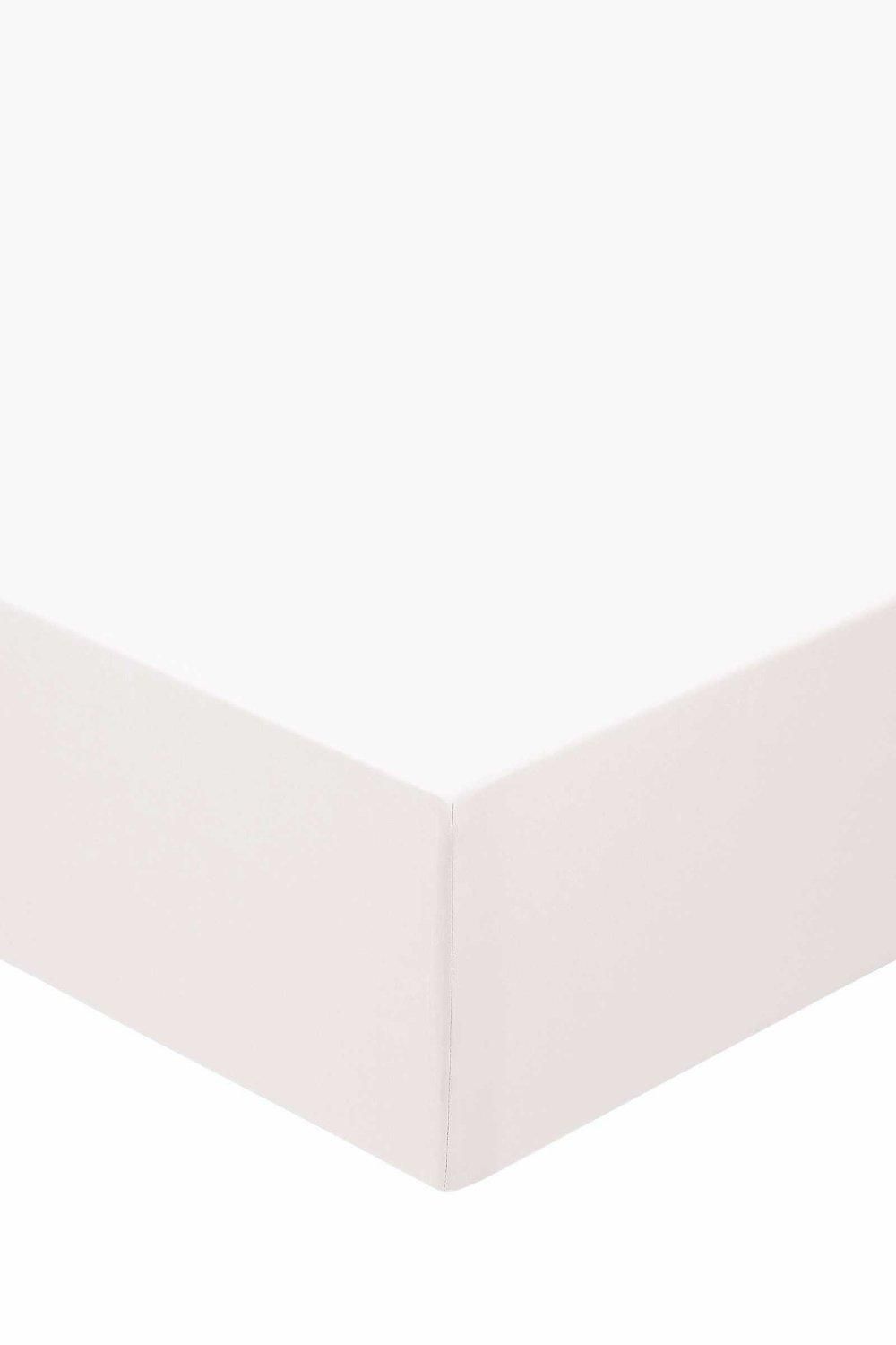 Murmur ' 500TC' Plain Dye Fitted Sheet in White