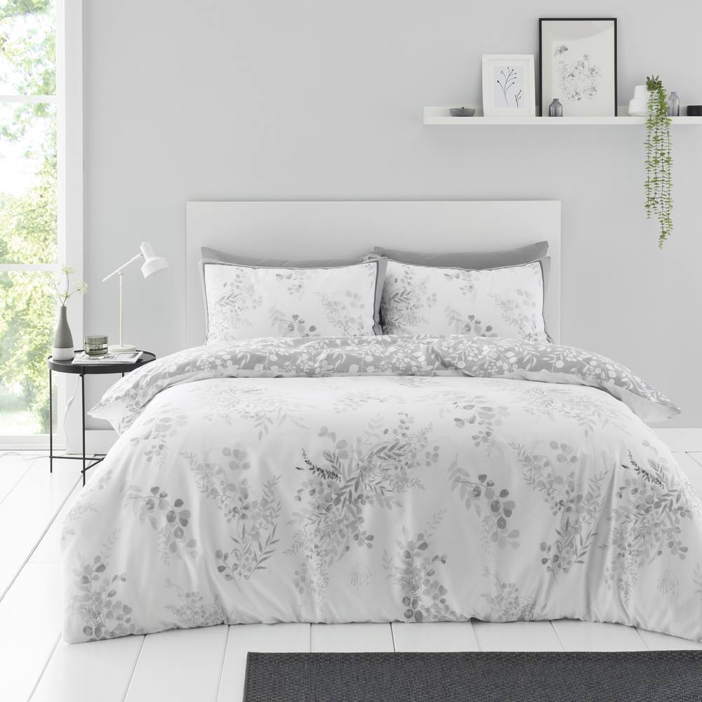 GAVENO CAVAILIA Perla Printed Duvet Cover in Grey