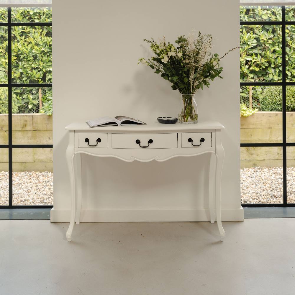 Statement Furniture Juliette Vintage Chic Dressing Table in White