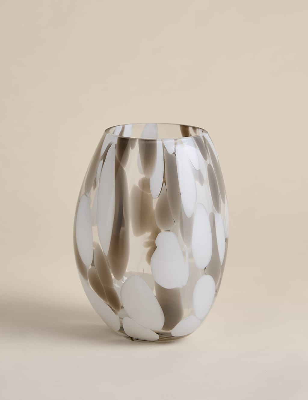 M&S Confetti Glass Vase Multi