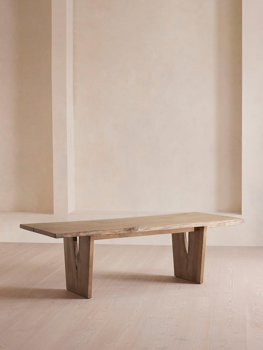 Calne Dining Table, Aged Oak, 300cm