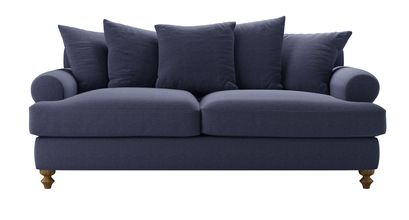 Teddy 3 Seat Sofa Bed in Uniform House Plain Weave - sofa.com