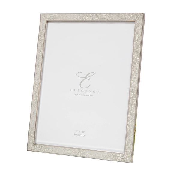 Elegance Faux Shagreen Photo Frame