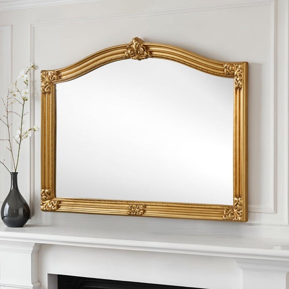 Yearn Arched Overmantel Wall Mirror