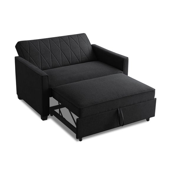 Serviya Fabric Compact Double Sofa Bed 5