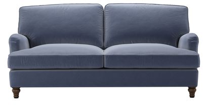 Bluebell 3 Seat Sofa Bed in Sapphire Smart Velvet - sofa.com