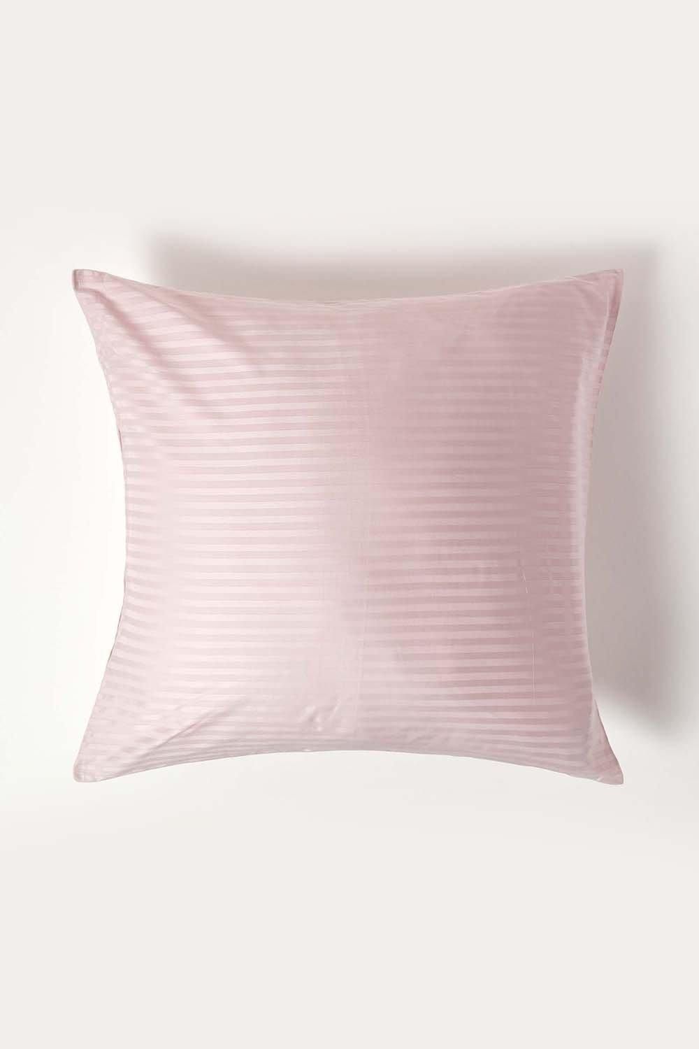 Homescapes Continental Egyptian Cotton Pillowcase 330 TC, 80 x 80 cm in Dusty Pink
