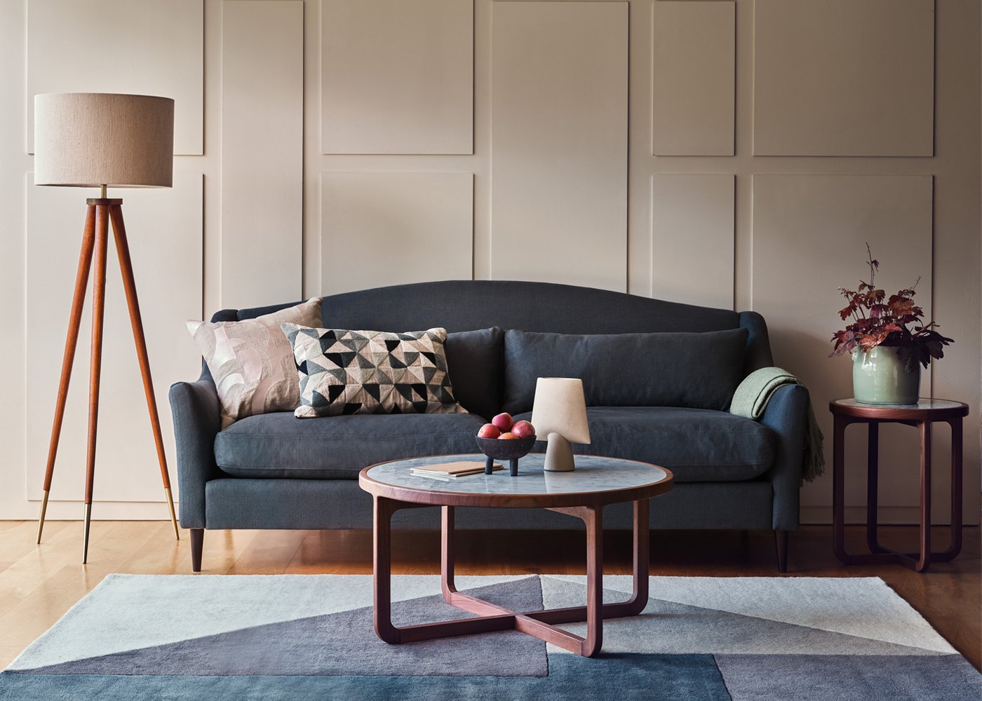 Harlequin Cushion Grey 60 x 40cm