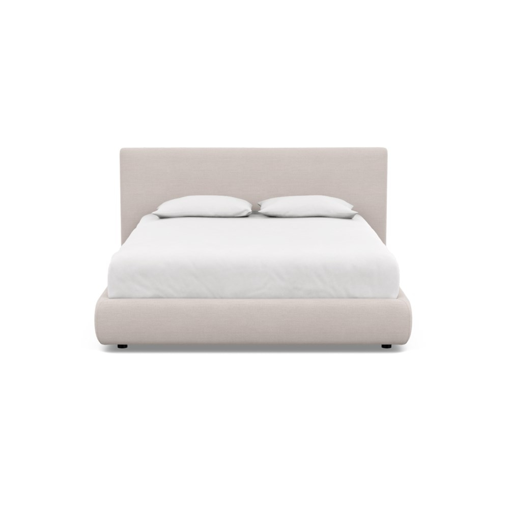 Heal's Alba Bed King Tundra Texture Stone