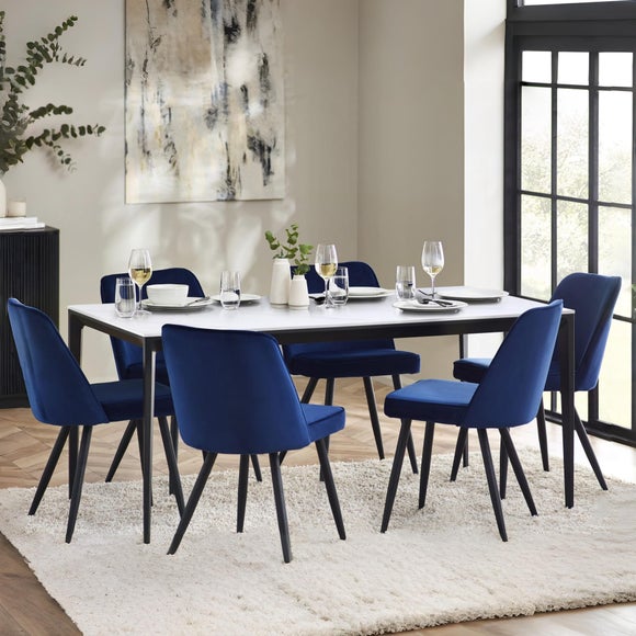 Miami 4 Seater Rectangular Dining Table, Stone