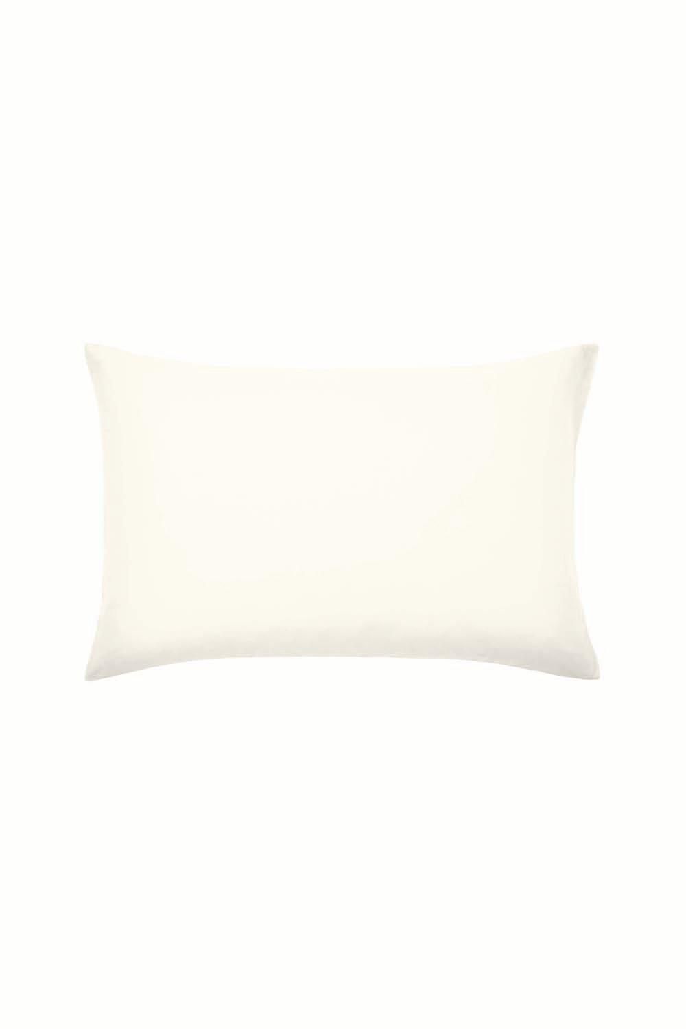 Murmur ' 250TC Plain Dye' Standard Pillowcase in Ivory