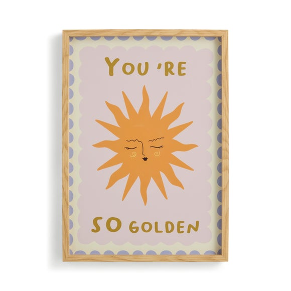 You're So Golden Framed Print 3