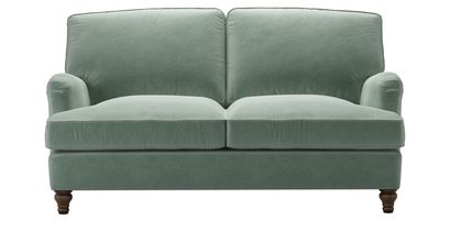 Bluebell 2 Seat Sofa Bed in Sage Smart Velvet - sofa.com