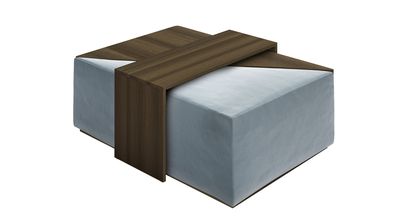 Astaire Modular Coffee Table Set Footstool in Windermere Cotton Matt Velvet - sofa.com