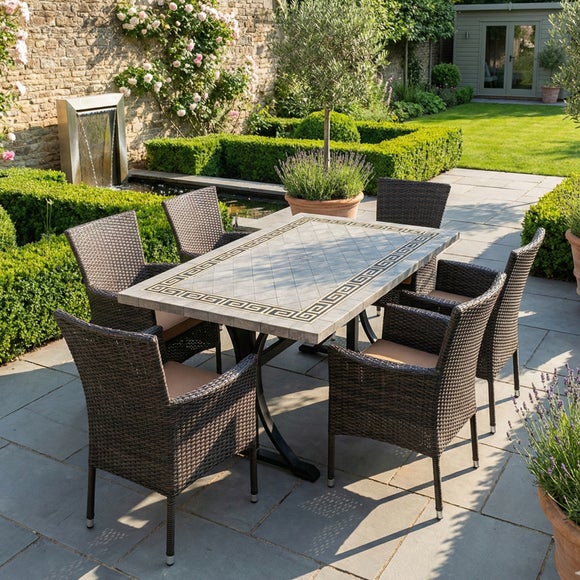 Byron Manor Burlington 6 Seat Dining Set