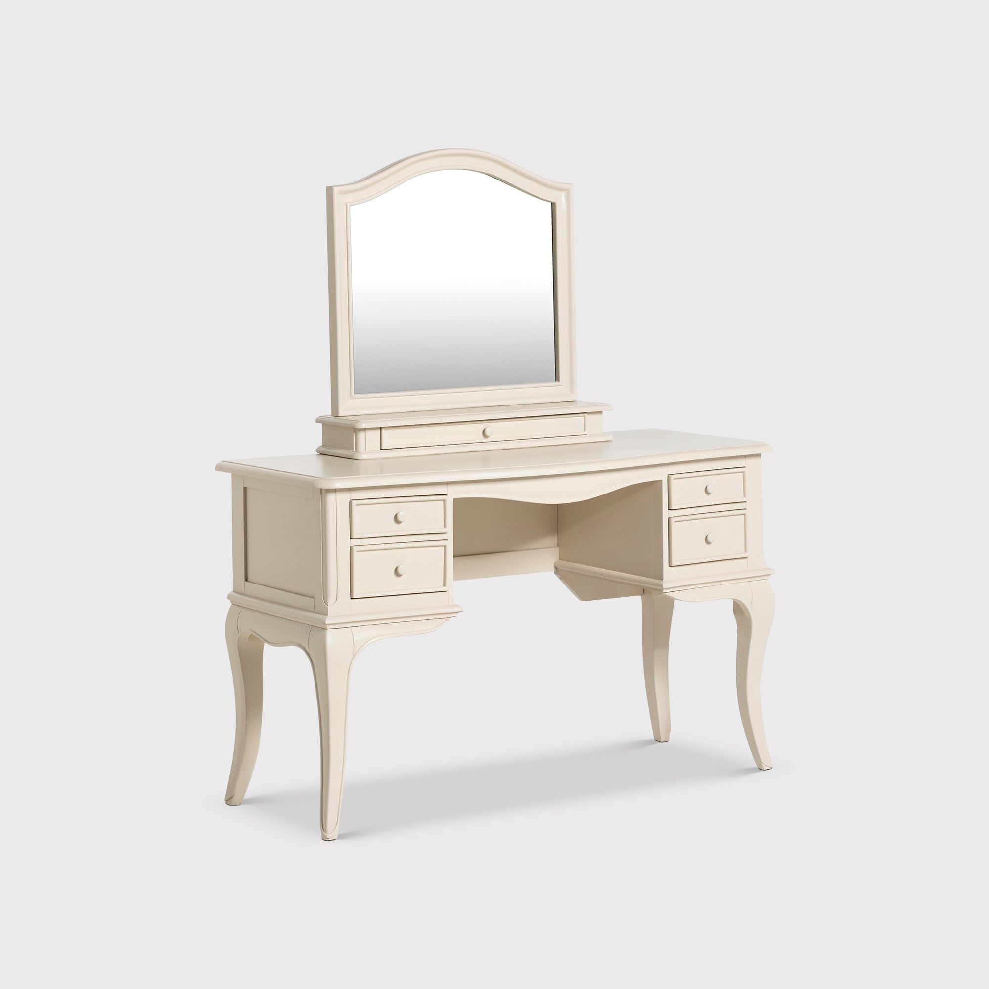 Calista Gallery Mirror, Square, White Wood | Barker & Stonehouse