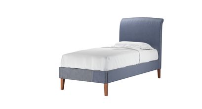 Thea Single Bed in Sapphire Smart Velvet - sofa.com