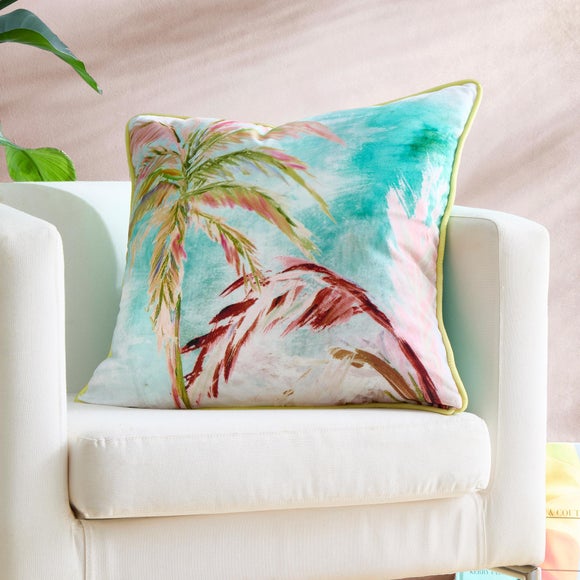 Leilani Tropical Square Filled Cushion