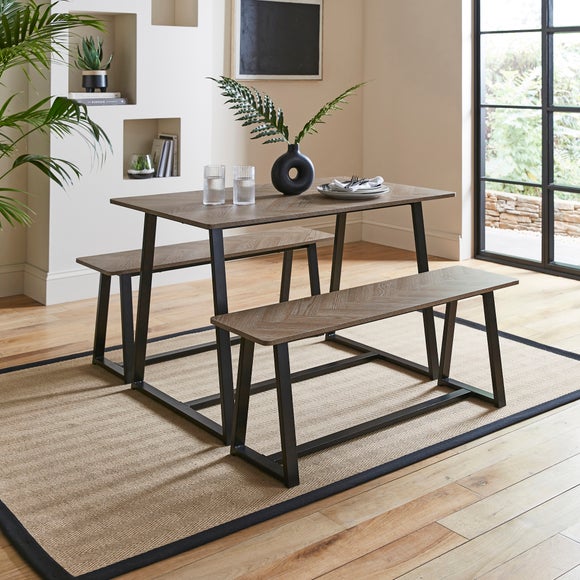 Maven 4 Seater Dining Table and Bench Set