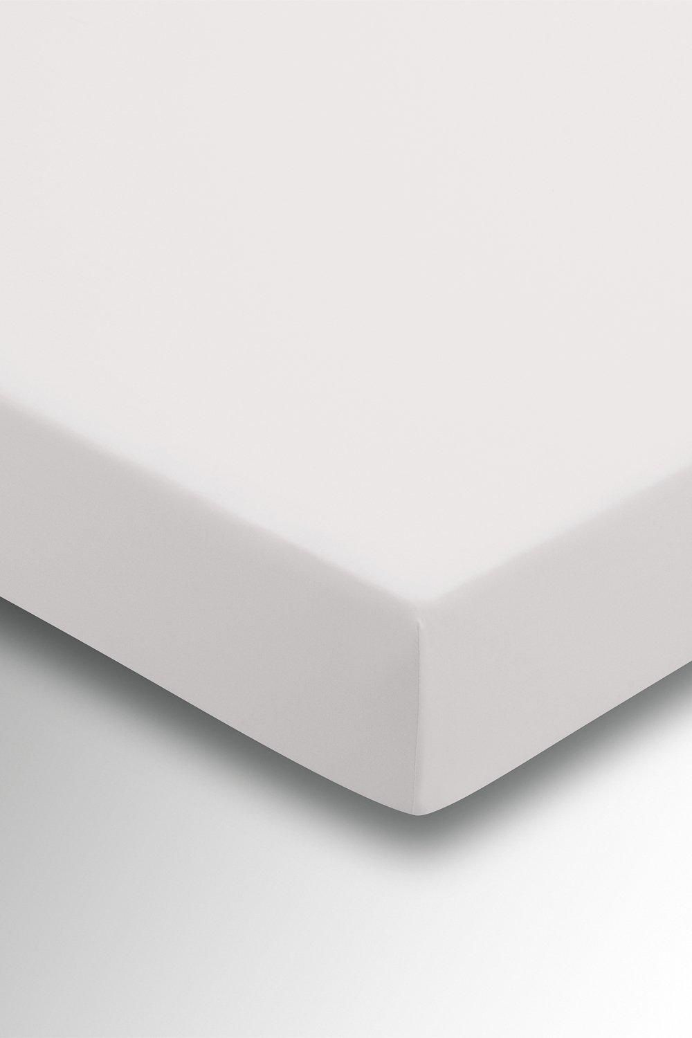 Helena Springfield 'Plain Dye' Polycotton Fitted Sheet Extra Deep in Silver