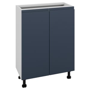 Wickes Lakemoor Navy Blue Slimline Depth Base Unit - 500mm