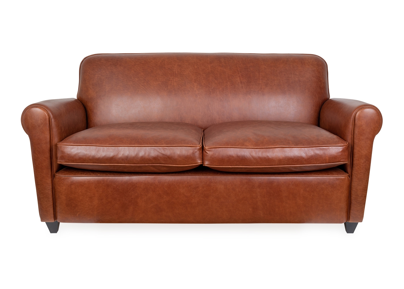 Heal's Barrington II 2-Seater Sofa Tan Leather