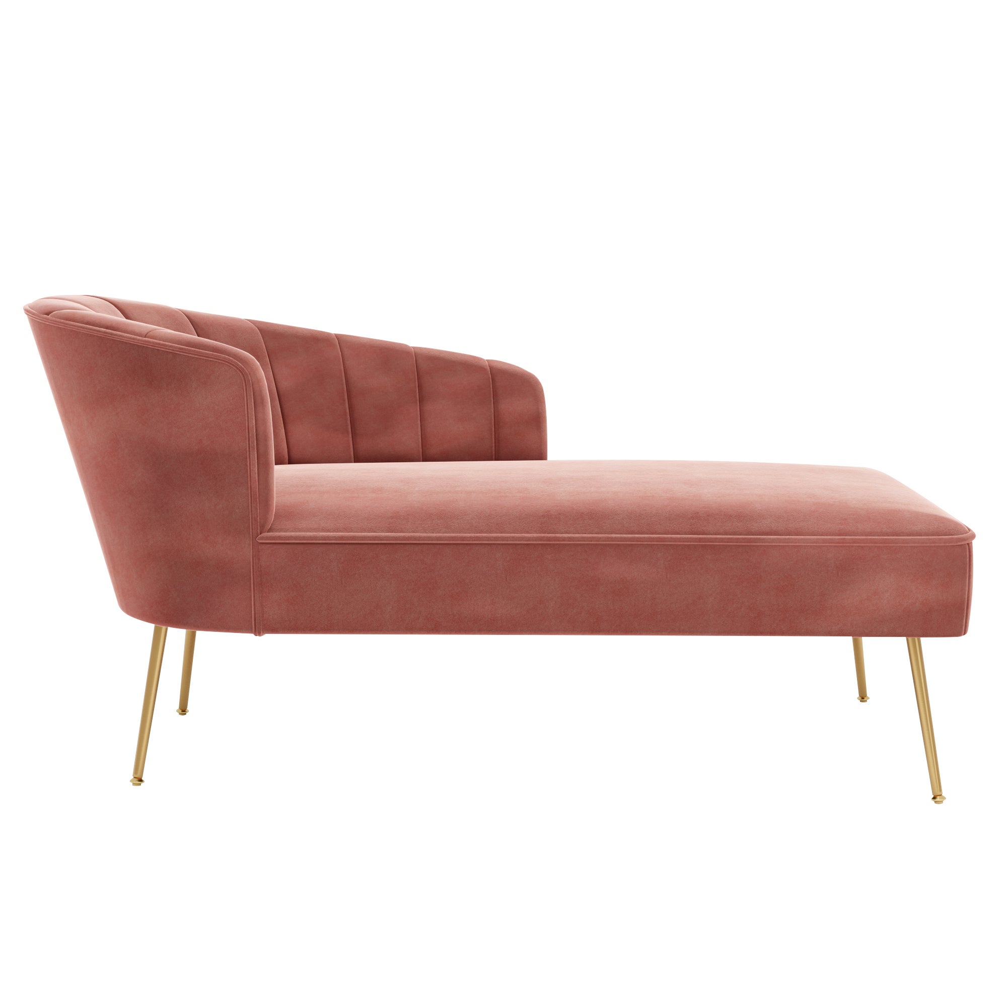 Matilda Velvet Chaise Longue Pink