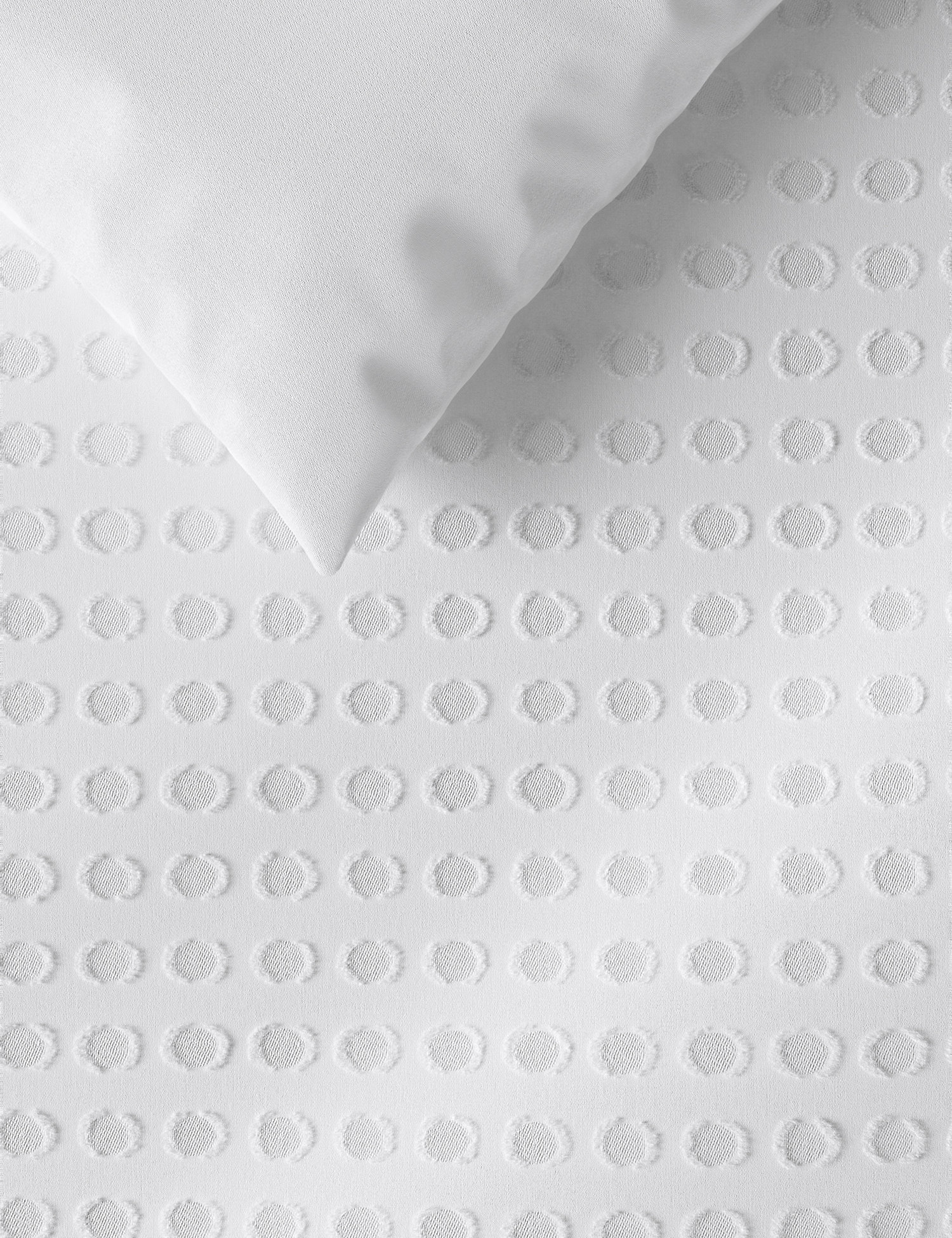M&S Pure Cotton Spotty Textured Bedding Set
