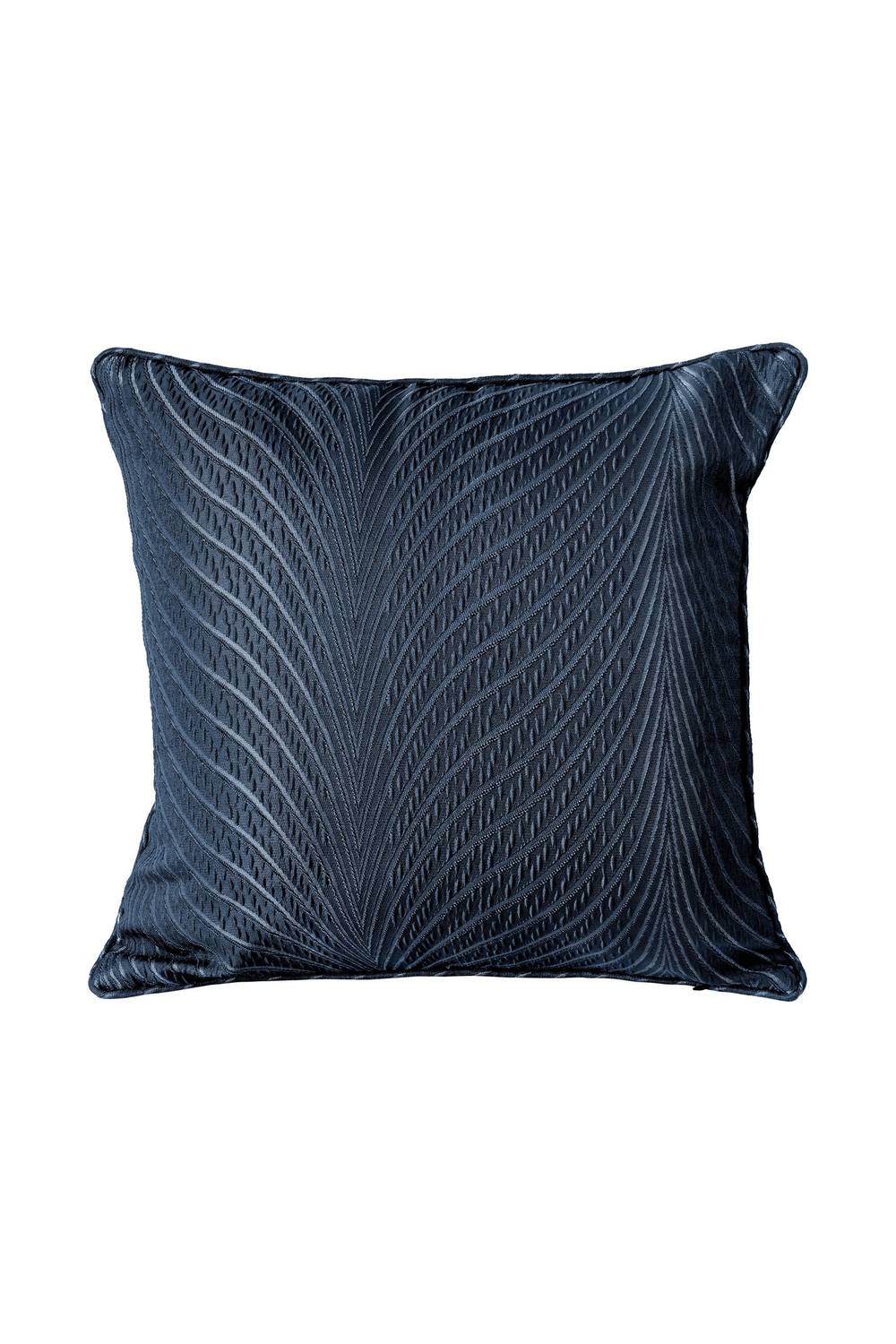 New Edge Blinds Wave Collection Cushion Cover in Mid Navy