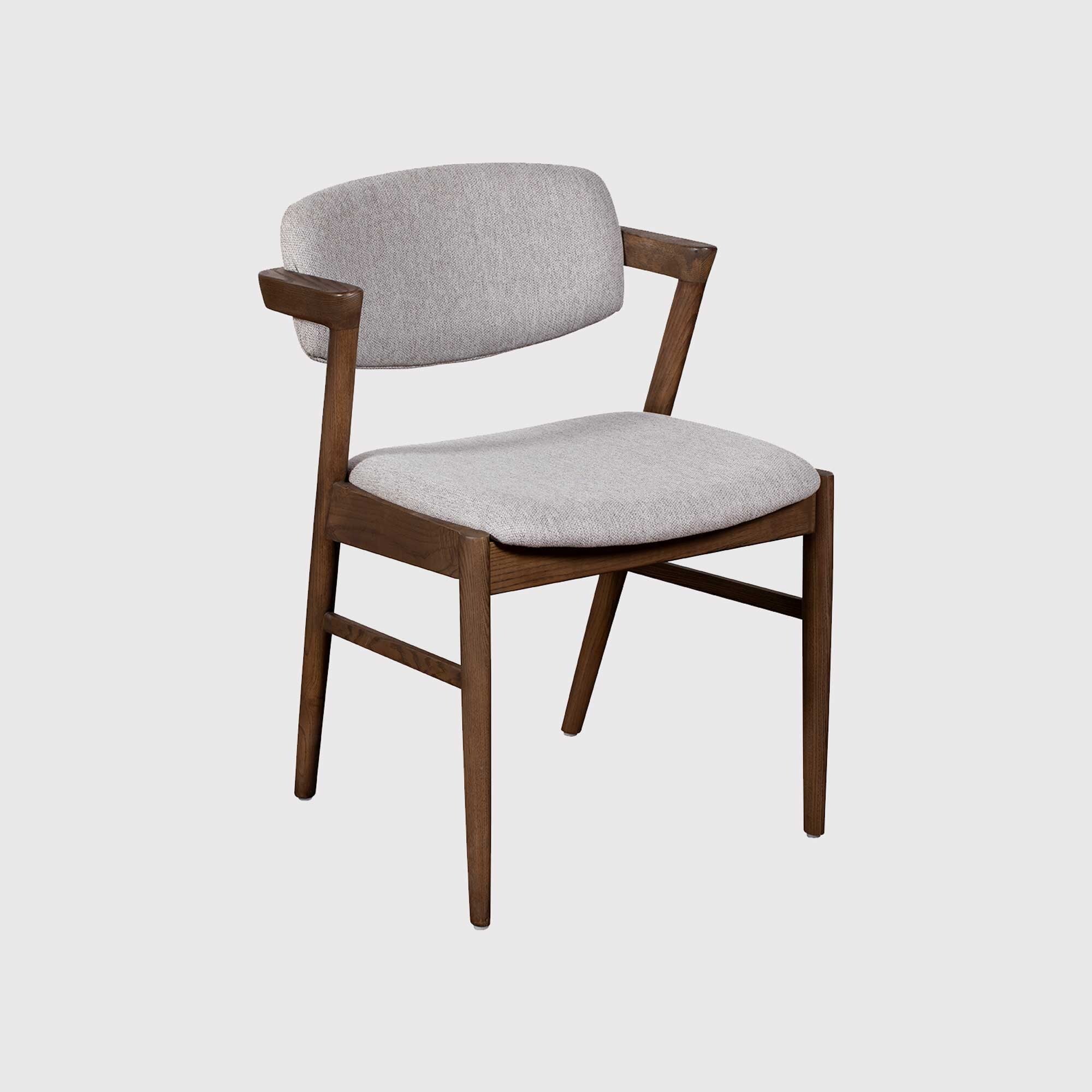 Darcy Arm Dining Chair, Neutral Wood | Barker & Stonehouse