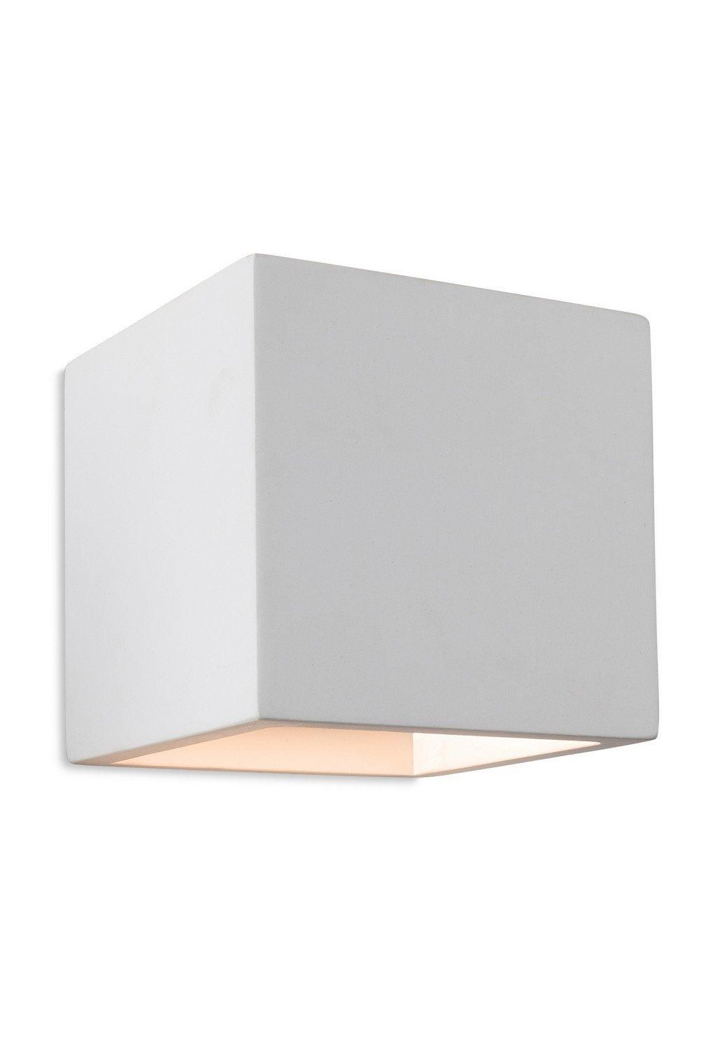 Netlighting Troy 1 Light Plaster Indoor Wall Light White G9