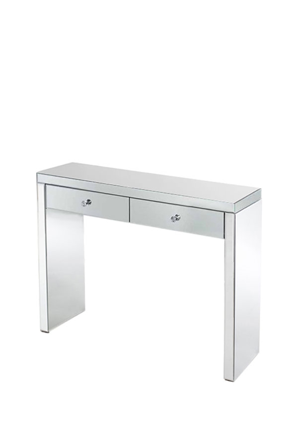 APHRODITE Venetian Mirrored Dressing Table with 2 Drawers