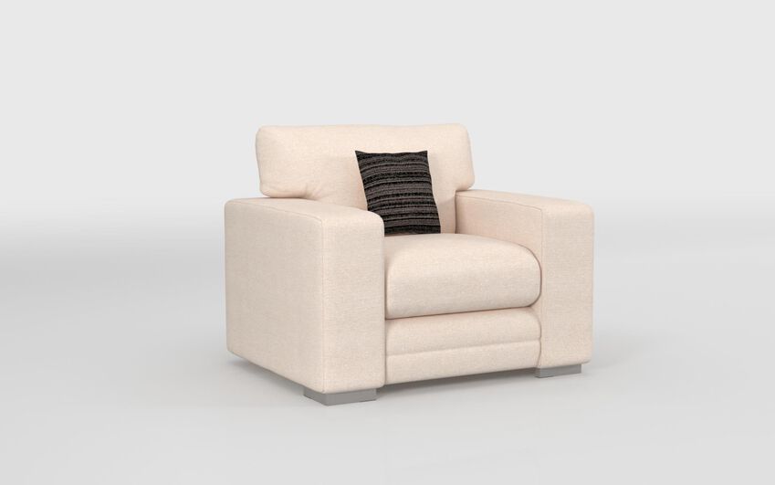 ScS Living Beige Fabric Jaxx Armchair