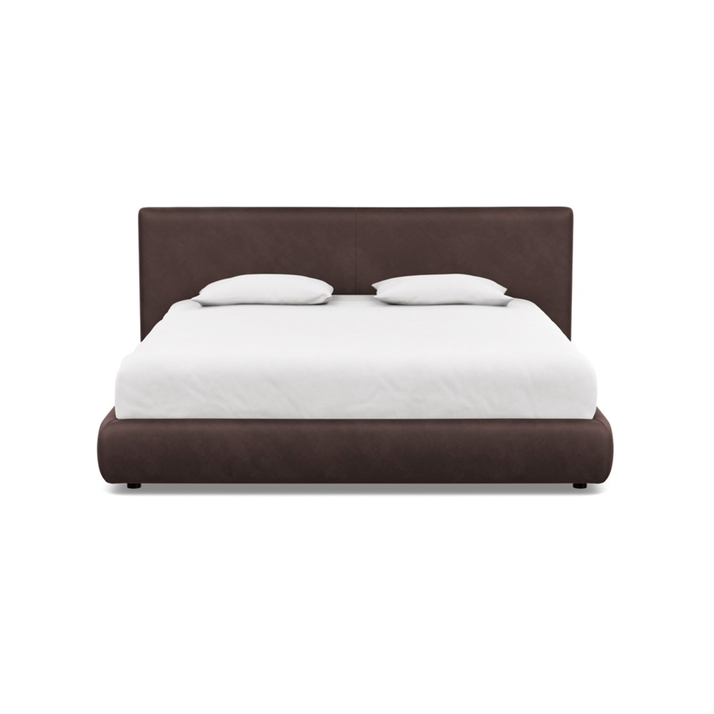 Heal's Alba Bed Super King Luxury Leather Coco
