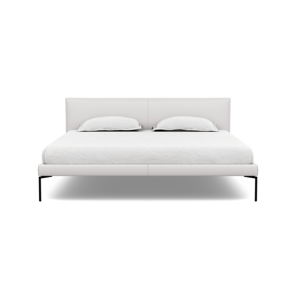 Heal's Matera Bedstead Super King Leather Grain White 000