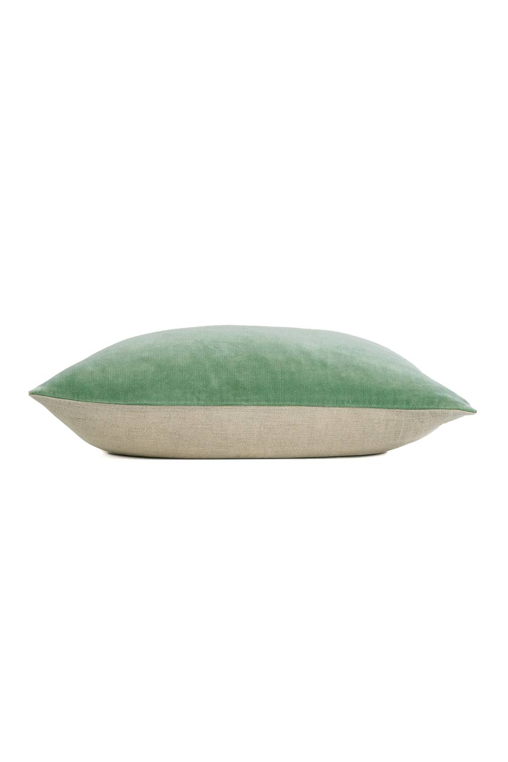 CHRISTY Luxury Filled Velvet 'Jaipur' Rectangle Cushions in Jade 3